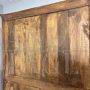 Antique walnut wardrobe or pantry cabinet from the late 18th century