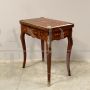 Antique Napoleon III inlaid desk, game table or dressing table