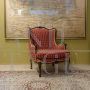 Louis XVI style armchair in country fabric