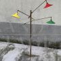 Italian 3-Arm Floor Lamp in the Style of Arredoluce, 1950s