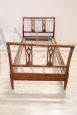 Antique Directoire single bed in cherry wood, early 19th century  
