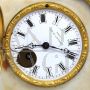 ANTIQUE PENDULUM CLOCK LOUIS PHILIPPE IN GILDED BRONZE AND MARBLE - 1800s