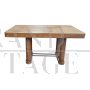 Art Deco walnut table, Italy 1930s