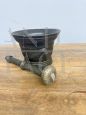 Antique Umbrian bronze mortar from the 16th century with pestle                            