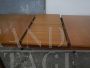 Vintage extendable table in wood and formica, 1970s