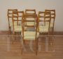 Set of 6 dining chairs by Vittorio Dassi, Italian mid-century modern design