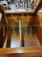 Vintage shop display cabinet with glass top