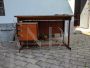 1950s design desk with eco-leather top