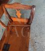 Antique settle in larch, early 19th century