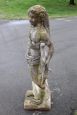 Classic garden statue with archer from the early 1900s