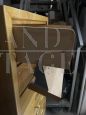 Vintage wooden office drawer unit from the 70s