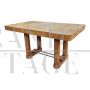 Art Deco walnut table, Italy 1930s