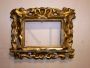 Antique gilded and carved frame from the 18th century