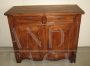 Small rustic sideboard in solid pine, late 19th century