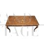 Antique French style table with floral inlays