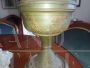 Table lamp from the early 1900s in brass and glass