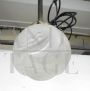 1920s pendant light in bud decorated glass