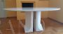 Samo table by Carlo Scarpa for Simon in white Carrara marble, 1970s