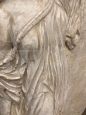 Antique Liberty bas-relief by Antonio Frilli in plaster, late 19th century
