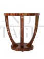 Pair of art deco style coffee tables in rosewood