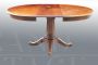 Charles X style extendable table in mahogany