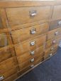 Large vintage tailor's chest of drawers from the early 1900s