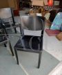 Set of 8 chairs by Matteo Grassi in black leather