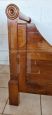Italian Empire bed in walnut from the 19th century