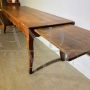Antique extendable Provencal refectory table in cherry wood, 1770