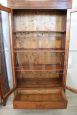 Pair of restored 19th century antique walnut bookcases