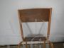 Brown Mullca chair with dark wood seat, 1960s