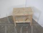 Vintage rustic fir stool or coffee table from the 1960s