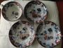 English Minton porcelain cups and saucers set