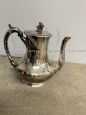 Antique Sheffield silver teapot by Shaw & Fisher, late 19th century                            