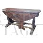 Antique drop-leaf table from Italy, early 17th century