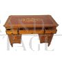 Richly inlaid antique style Lombard centre desk