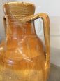 Large antique Apulian capasone oil jar vase from the 19th century