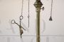 Antique Florentine style brass floor lamp, 1960s