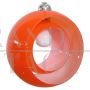 Orange Murano glass pendant light, Italian Space Age 1960s