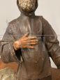 Antique large sculpture of St. Francis from Paola, Italy 18th century