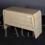 Art Deco style natural parchment chest of drawers