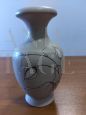 Vase signed Daniele Foschi in hand-painted ceramic