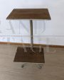 Vintage 1950s iron TV stand pedestal structure