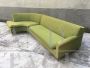 Italian Green Modular L-Shaped Sofa by Pizzetti, 1960s