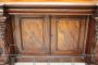 Imposing antique sideboard in neo-Gothic style from the early 1900s