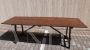 Large rectangular vintage table in solid fir