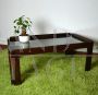 Vintage coffee table in Afra and Tobia Scarpa style