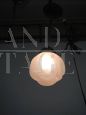 1920s pendant light in bud decorated glass
