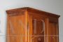 Antique walnut wardrobe or pantry cabinet from the late 18th century