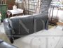 Maralunga two-seater sofa by Vico Magistretti in black leather